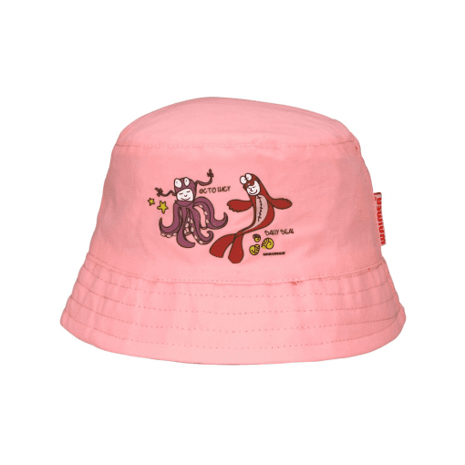 Детска шапка с UV защита 40+ UPF-розова