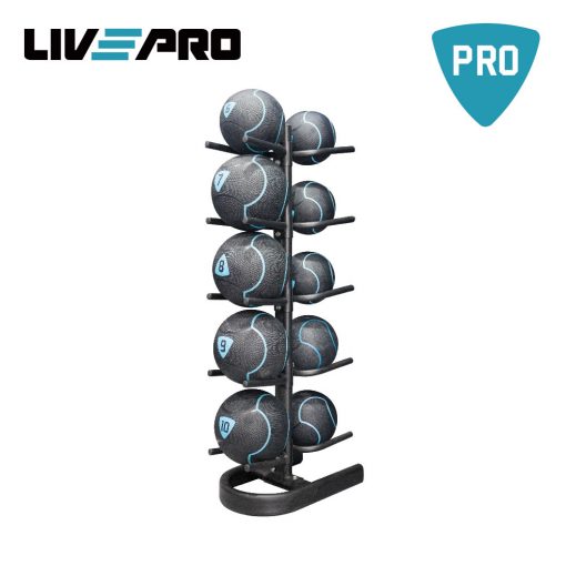 Стойка за медицински топки LivePro (за 10 бр.)