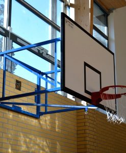 Конзолна баскетболна конструкция за зала, изнасяне до 180 см, монтаж на стена-основна