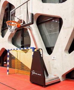 Мобилна баскетболна конструкция, изнасяне на таблото -125 см-основна