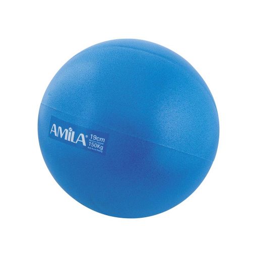 Подсилена топка за пилатес - 19 см/без помпа-синя