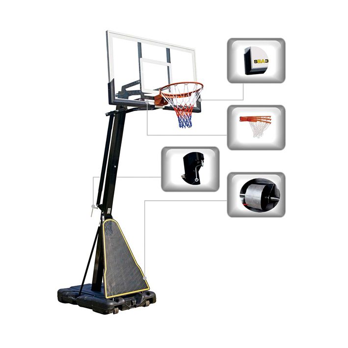 Регулируем баскетболен кош 230 - 307 см-основна