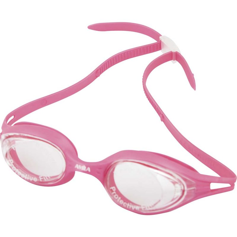 Очила за плуване за юноши черен и розов AMILA -силикон
