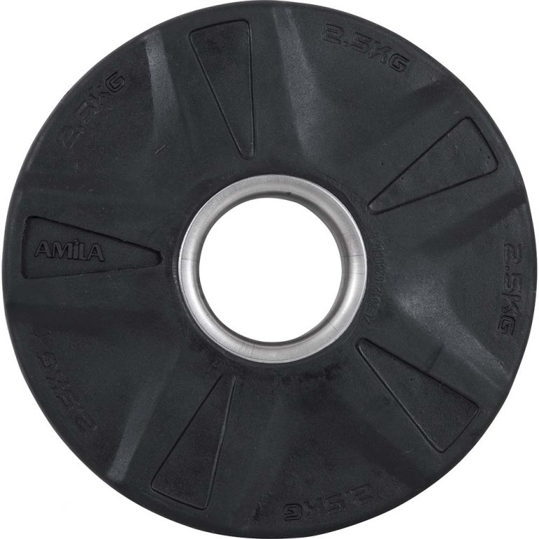 Чугунени дискове с гумено покритие, олимпийски размери- изглед