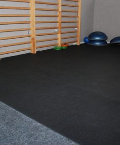 Настилка за фитнес зала със сини пръски, 4 мм