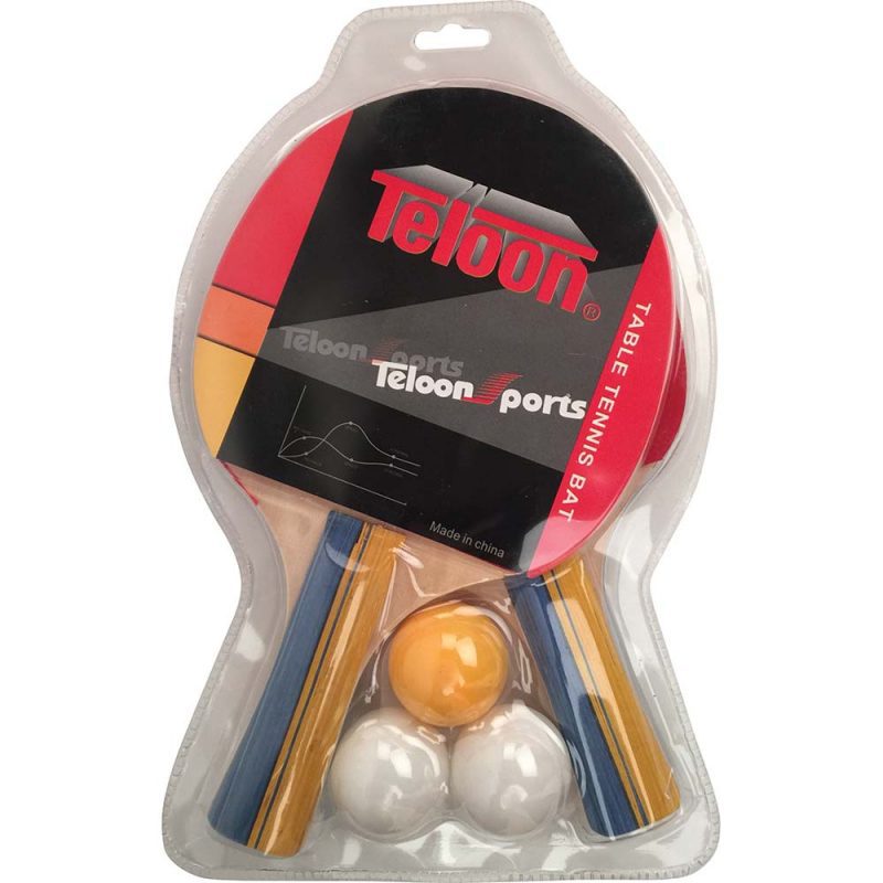 Комплект 2 хилки за тенис на маса+3 топчета-основна