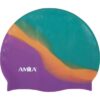 Силиконова шапка за плуване AMILA Multicolor POV