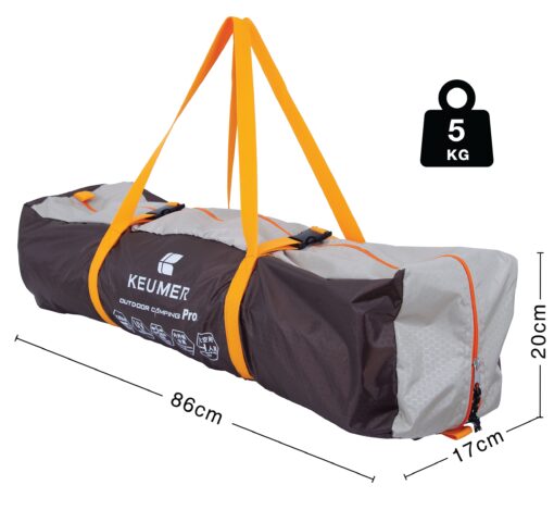 Палатка Keumer Pro, 3-местна, автоматична-чанта