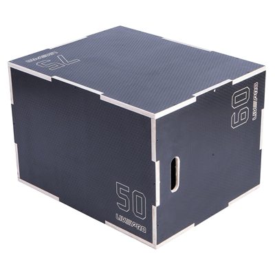 Тренировъчна кутия, дървена (Plyo Box) (Anti‑Slip)-основна