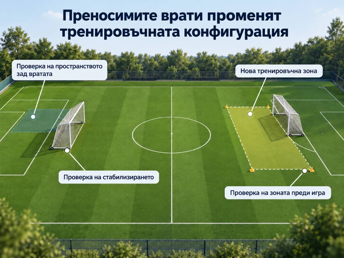 Футболни врати: как да изберем по размер, материал и условия за игра — Dias Sport