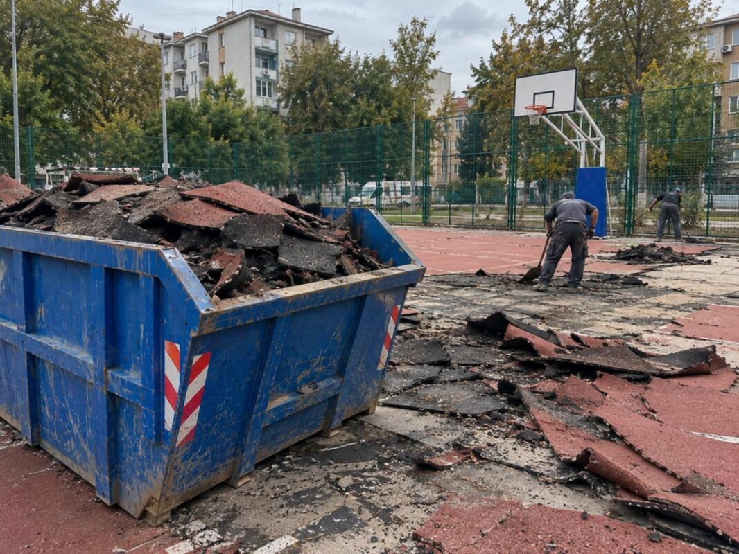 Ремонт на спортна площадка – какво се случва със старите настилки и отпадъците? — Dias Sport Ремонт на спортна площадка – какво се случва със старите настилки и отпадъците